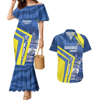 Custom The Bahamas Cricket Couples Matching Mermaid Dress and Hawaiian Shirt Come On Bahamian