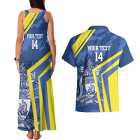 Custom The Bahamas Cricket Couples Matching Tank Maxi Dress and Hawaiian Shirt Come On Bahamian