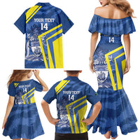 Custom The Bahamas Cricket Family Matching Mermaid Dress and Hawaiian Shirt Come On Bahamian