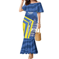 Custom The Bahamas Cricket Family Matching Mermaid Dress and Hawaiian Shirt Come On Bahamian