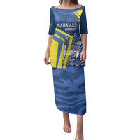 Custom The Bahamas Cricket Family Matching Puletasi and Hawaiian Shirt Come On Bahamian