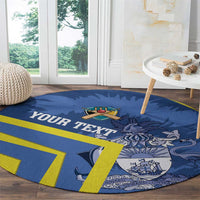 Custom The Bahamas Cricket Round Carpet Come On Bahamian