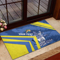 Custom The Bahamas Cricket Rubber Doormat Come On Bahamian