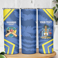 Custom The Bahamas Cricket Skinny Tumbler Come On Bahamian