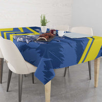 Custom The Bahamas Cricket Tablecloth Come On Bahamian