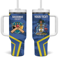 Custom The Bahamas Cricket Tumbler With Handle Come On Bahamian