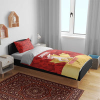 Custom Canada Cricket Bedding Set Come On Maple Leaf