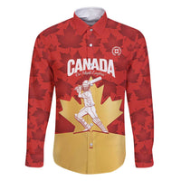 Custom Canada Cricket Family Matching Off Shoulder Short Dress and Hawaiian Shirt Come On Maple Leaf