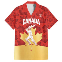 Custom Canada Cricket Family Matching Puletasi and Hawaiian Shirt Come On Maple Leaf