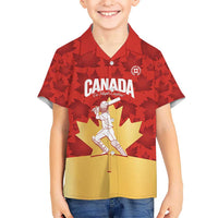 Custom Canada Cricket Hawaiian Shirt Come On Maple Leaf