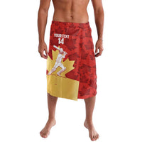 Custom Canada Cricket Lavalava Come On Maple Leaf