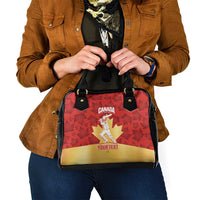 Custom Canada Cricket Shoulder Handbag Come On Maple Leaf