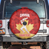 Custom Canada Cricket Spare Tire Cover Come On Maple Leaf