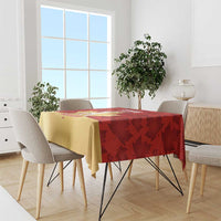 Custom Canada Cricket Tablecloth Come On Maple Leaf