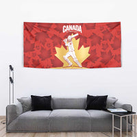 Custom Canada Cricket Tapestry Come On Maple Leaf