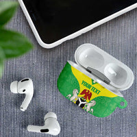 Custom Nigeria Cricket AirPods Case Go Yellow Greens - Wonder Print Shop
