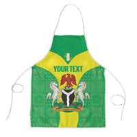 Custom Nigeria Cricket Apron Go Yellow Greens - Wonder Print Shop