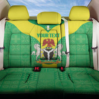 Custom Nigeria Cricket Back Car Seat Cover Go Yellow Greens - Wonder Print Shop