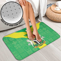 Custom Nigeria Cricket Bathroom Set Go Yellow Greens - Wonder Print Shop