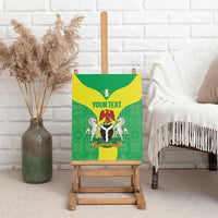 Custom Nigeria Cricket Canvas Wall Art Go Yellow Greens - Wonder Print Shop