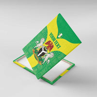 Custom Nigeria Cricket Canvas Wall Art Go Yellow Greens - Wonder Print Shop