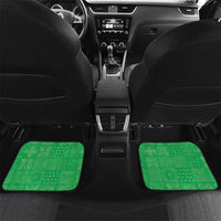 Custom Nigeria Cricket Car Mats Go Yellow Greens - Wonder Print Shop