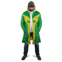 Custom Nigeria Cricket Cloak Go Yellow Greens - Wonder Print Shop