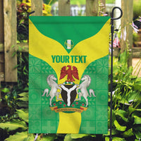 Custom Nigeria Cricket Garden Flag Go Yellow Greens - Wonder Print Shop