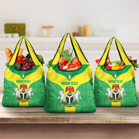 Custom Nigeria Cricket Grocery Bag Go Yellow Greens - Wonder Print Shop