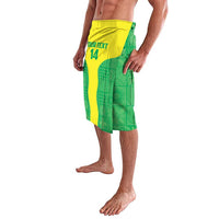 Custom Nigeria Cricket Lavalava Go Yellow Greens - Wonder Print Shop