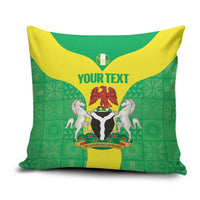 Custom Nigeria Cricket Pillow Cover Go Yellow Greens - Wonder Print Shop