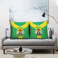 Custom Nigeria Cricket Pillow Cover Go Yellow Greens - Wonder Print Shop