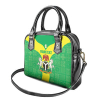 Custom Nigeria Cricket Shoulder Handbag Go Yellow Greens - Wonder Print Shop