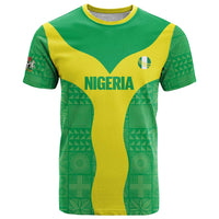 Custom Nigeria Cricket T Shirt Go Yellow Greens - Wonder Print Shop