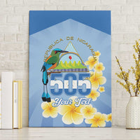 Personalized Nicaragua Independence Day Canvas Wall Art 505 Proud Guardabarranco Sacuanjoche - Wonder Print Shop