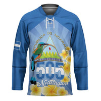 Personalized Nicaragua Independence Day Hockey Jersey 505 Proud Guardabarranco Sacuanjoche - Wonder Print Shop
