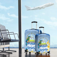 Personalized Nicaragua Independence Day Luggage Cover 505 Proud Guardabarranco Sacuanjoche - Wonder Print Shop