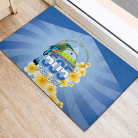 Personalized Nicaragua Independence Day Rubber Doormat 505 Proud Guardabarranco Sacuanjoche - Wonder Print Shop