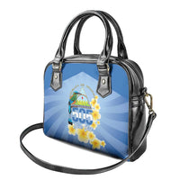 Personalized Nicaragua Independence Day Shoulder Handbag 505 Proud Guardabarranco Sacuanjoche - Wonder Print Shop