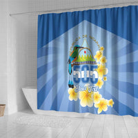 Personalized Nicaragua Independence Day Shower Curtain 505 Proud Guardabarranco Sacuanjoche - Wonder Print Shop