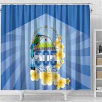 Personalized Nicaragua Independence Day Shower Curtain 505 Proud Guardabarranco Sacuanjoche - Wonder Print Shop