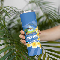 Personalized Nicaragua Independence Day Skinny Tumbler 505 Proud Guardabarranco Sacuanjoche - Wonder Print Shop