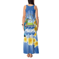 Personalized Nicaragua Independence Day Tank Maxi Dress 505 Proud Guardabarranco Sacuanjoche - Wonder Print Shop