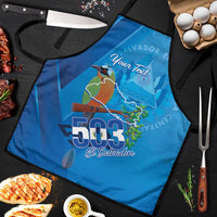 Personalized Que Viva El Salvador Apron Guardabarranco 503 Independence Day Proud - Wonder Print Shop