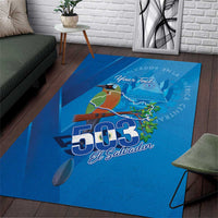Personalized Que Viva El Salvador Area Rug Guardabarranco 503 Independence Day Proud - Wonder Print Shop