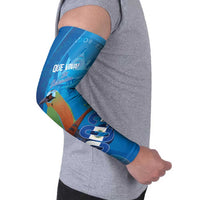 Personalized Que Viva El Salvador Arm Sleeves Guardabarranco 503 Independence Day Proud - Wonder Print Shop