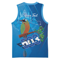 Personalized Que Viva El Salvador Basketball Jersey Guardabarranco 503 Independence Day Proud - Wonder Print Shop