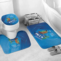 Personalized Que Viva El Salvador Bathroom Set Guardabarranco 503 Independence Day Proud - Wonder Print Shop