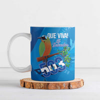 Personalized Que Viva El Salvador Ceramic Mug Guardabarranco 503 Independence Day Proud - Wonder Print Shop