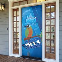 Personalized Que Viva El Salvador Door Cover Guardabarranco 503 Independence Day Proud - Wonder Print Shop